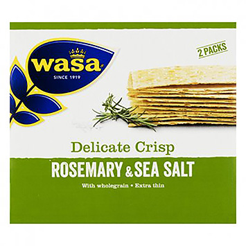 Wasa Délicats biscottes croustillantes de romarin et fleur de sel 190g