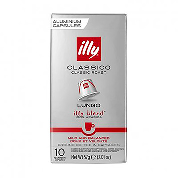 Illy Classico lungo 10 café capsules 57g