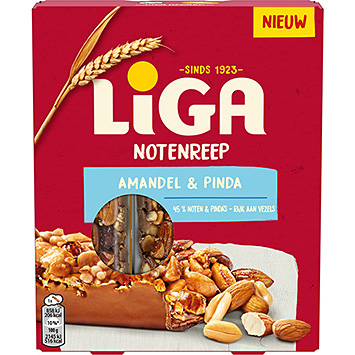 Liga Nut bar almond & peanut 120g - Holland Supermarket