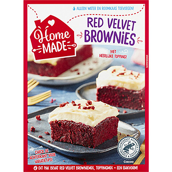 Gezondheid mesh amplitude Homemade Blanda för brownies med röd sammet 355g - Holland Stormarknad