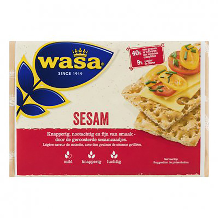 Biscottes tartine croustillantes sésame WASA : le paquet de 250g à Prix  Carrefour