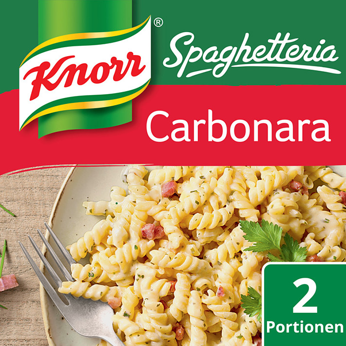 Knorr pastarätt carbonara 154g - Holland Stormarknad