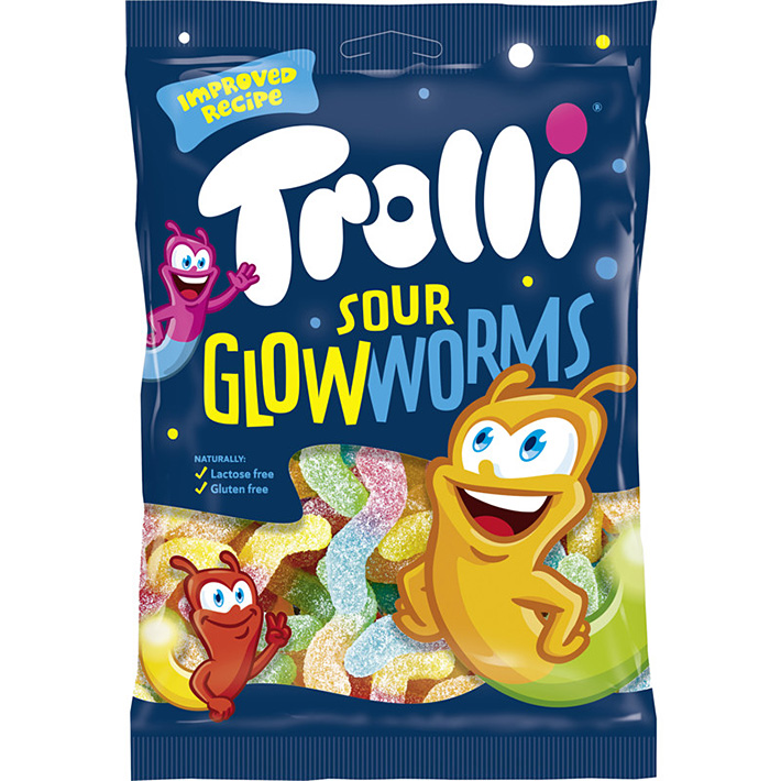 Trolli Sour Worms 1050g – buy online now! Trolli – German Candies