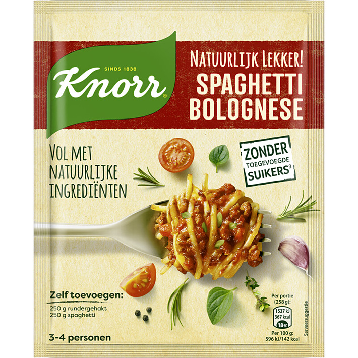 Knorr Spaghetti bolognese 43g - Holland Supermarket